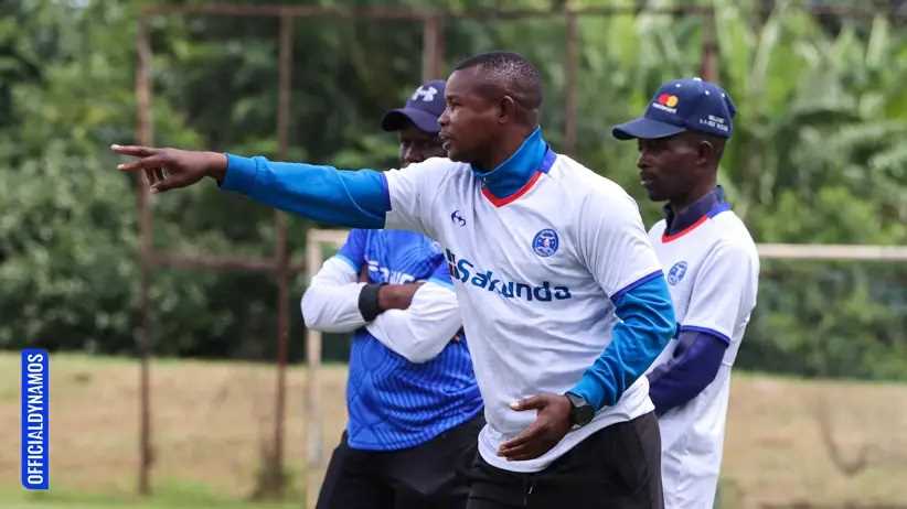 DeMbare coach Genesis Mangombe warns his charges against complacency