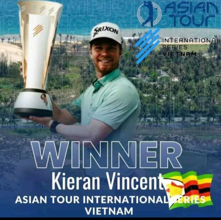 Kieran Vincent on cloud nine after bagging the Asian Tour International Series Vietnam