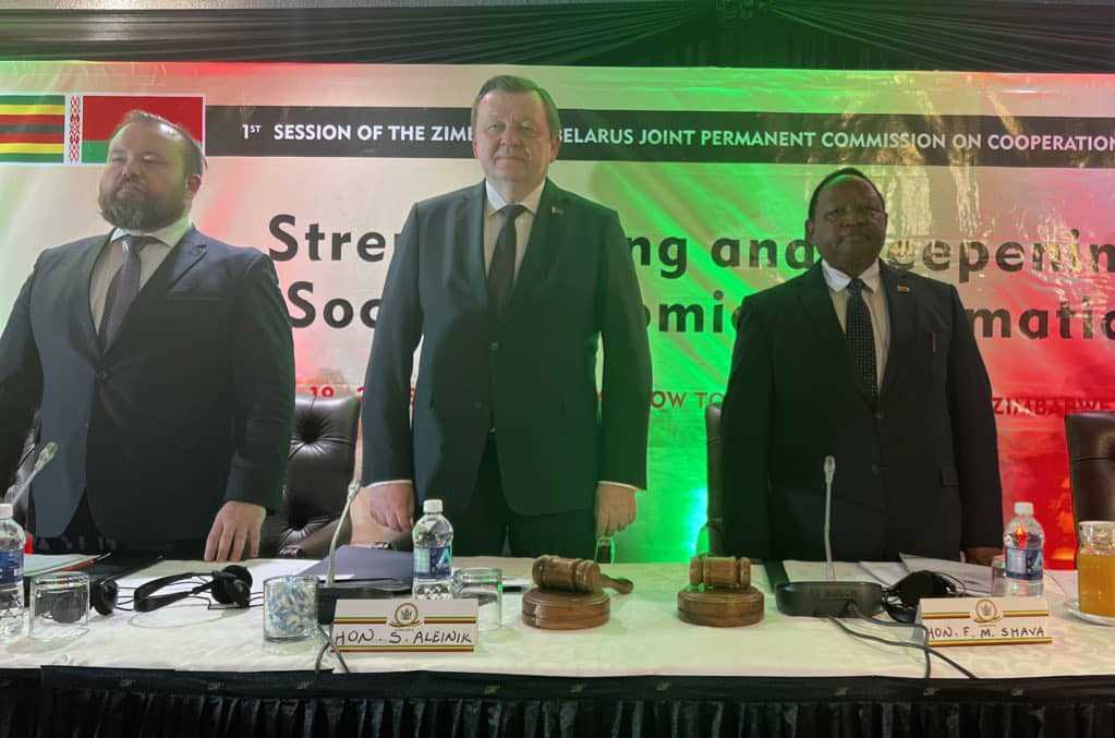Zimbabwe and Belarus Strengthen Ties at Inaugural Joint Commission Meeting