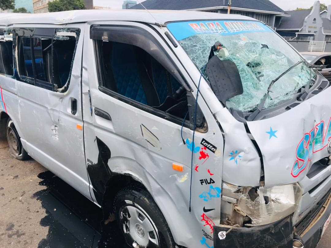 Kombi crash leaves seven injured