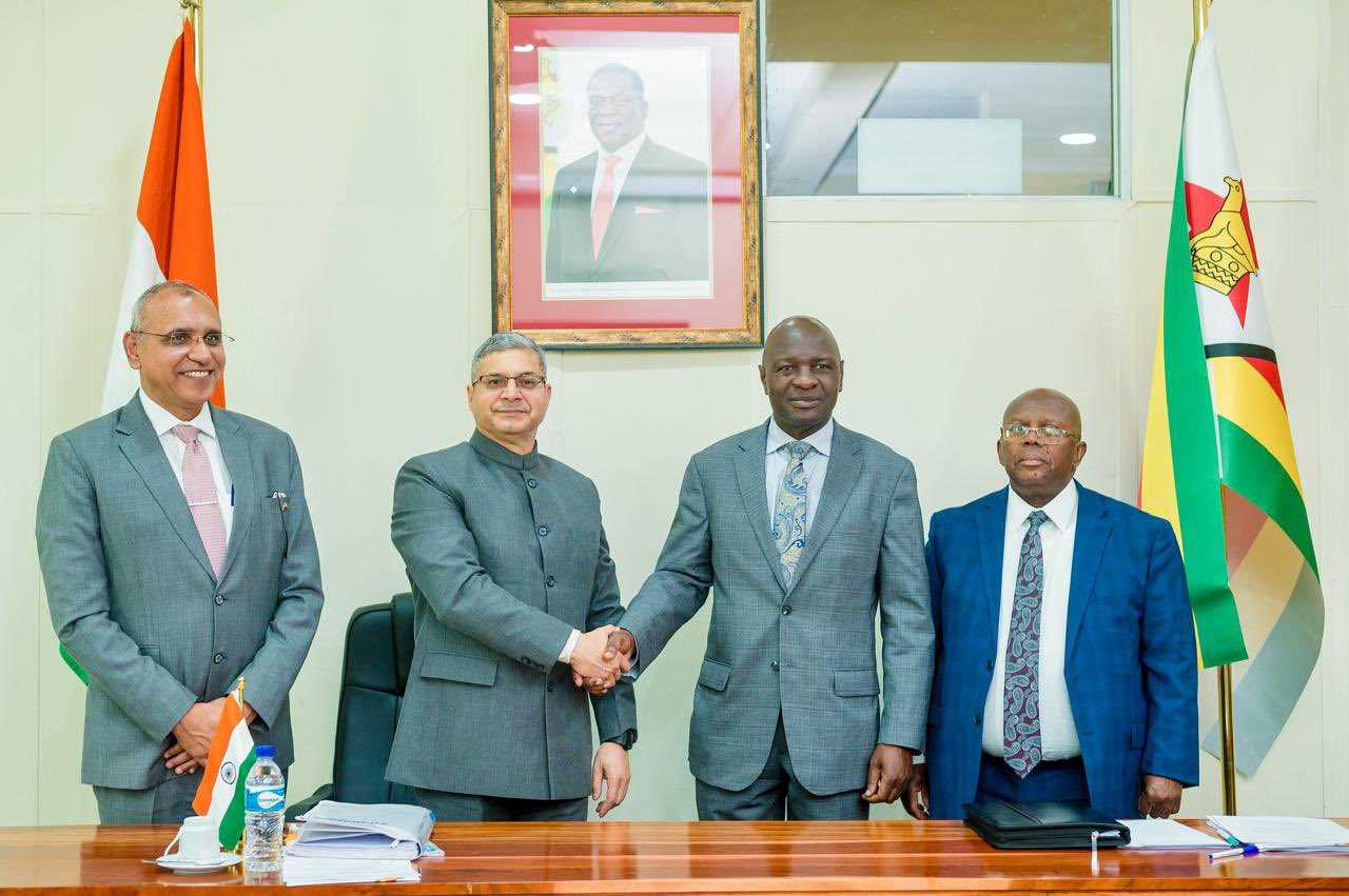 India and Zimbabwe strengthen ties in diplomatic talks
