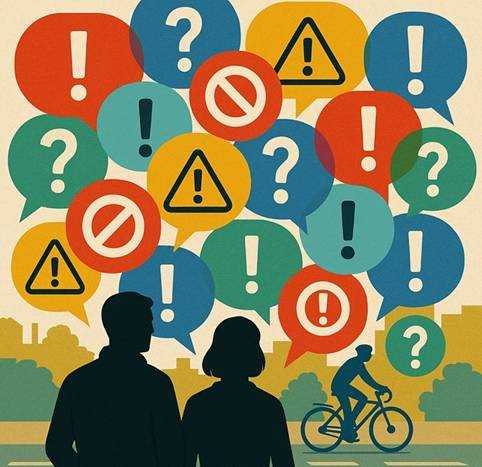 A group of people looking at a group of people with speech bubbles

AI-generated content may be incorrect.