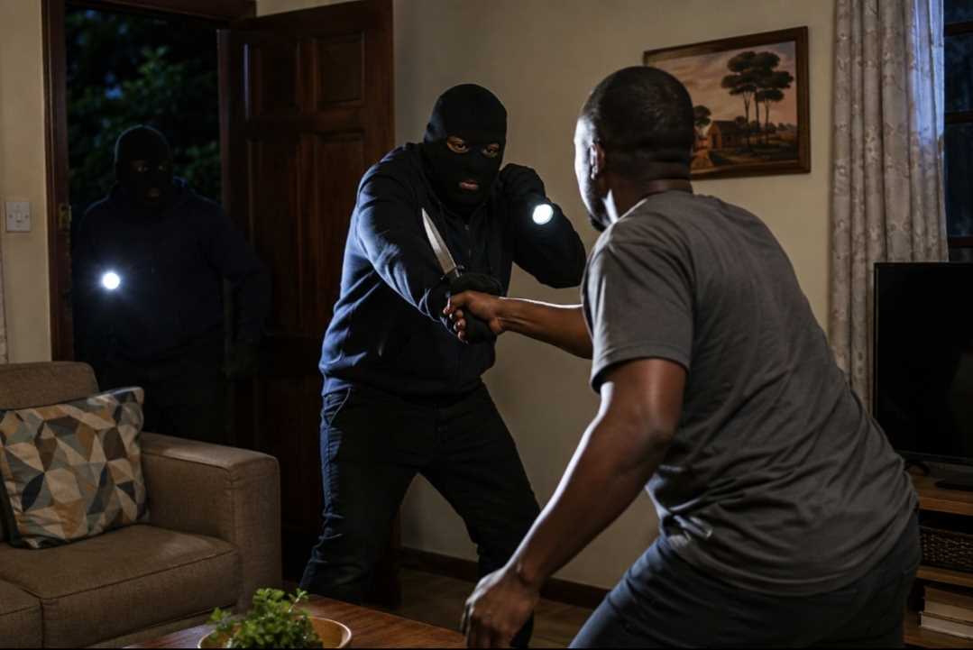 US$1k Robbery Ends in Knife Fight — short