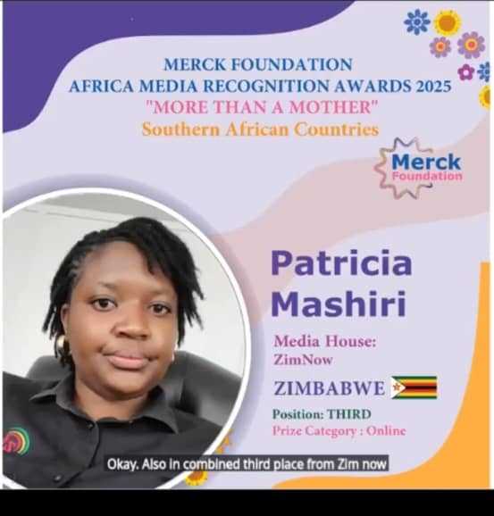 ZimNow Journalist Patricia Mashiri Earns Continental Recognition
