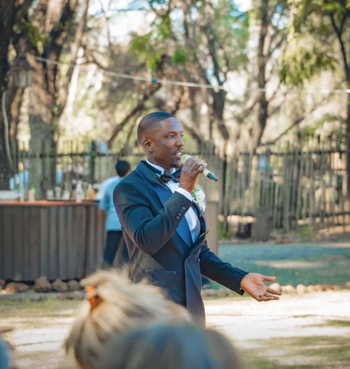 Zimbabwean MC Hosts Belgian Destination Wedding in Zambia